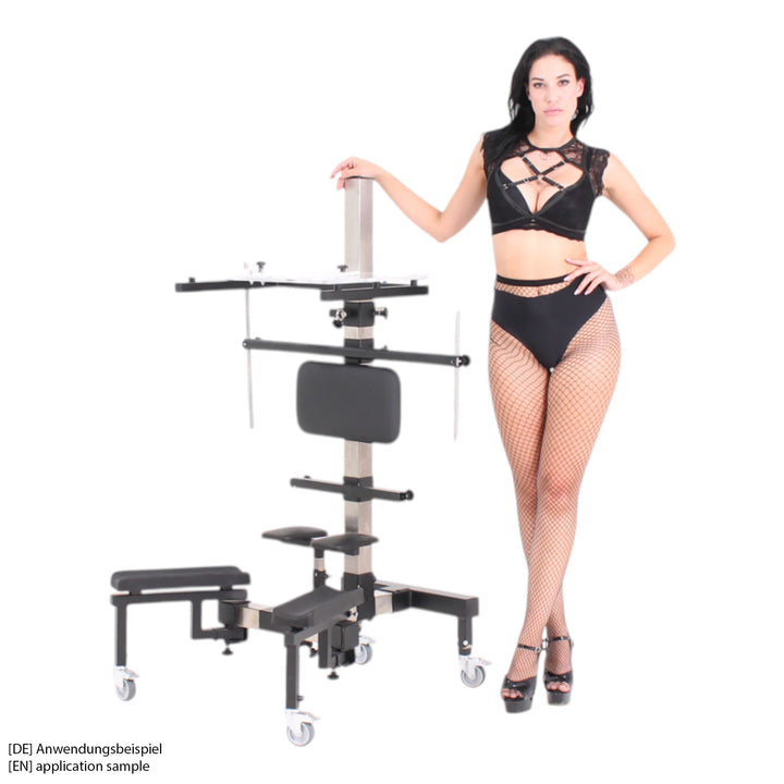 BDSM slave kneeling pillory