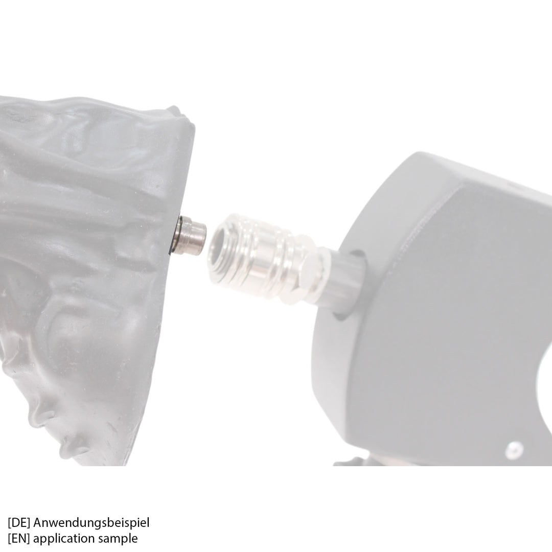 Dildo quick release adapter