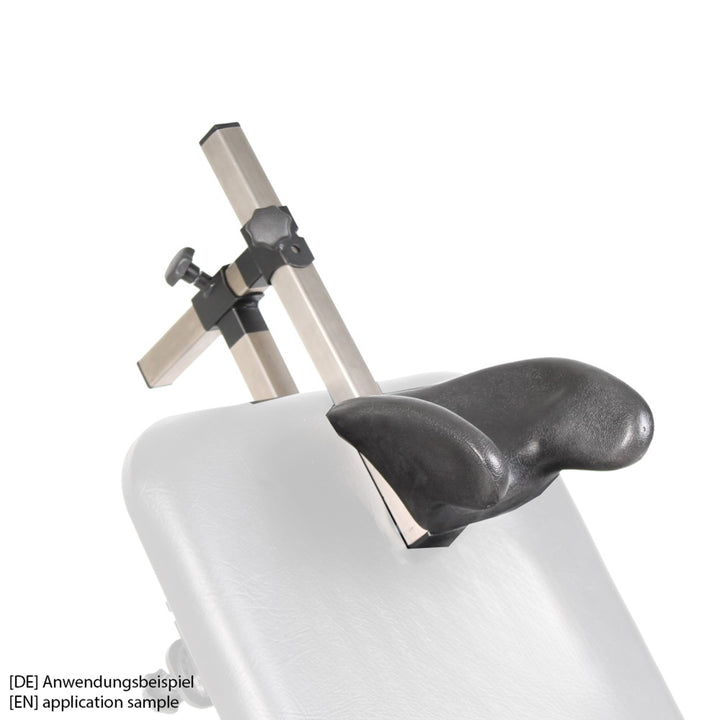 Neck support for gyno chair