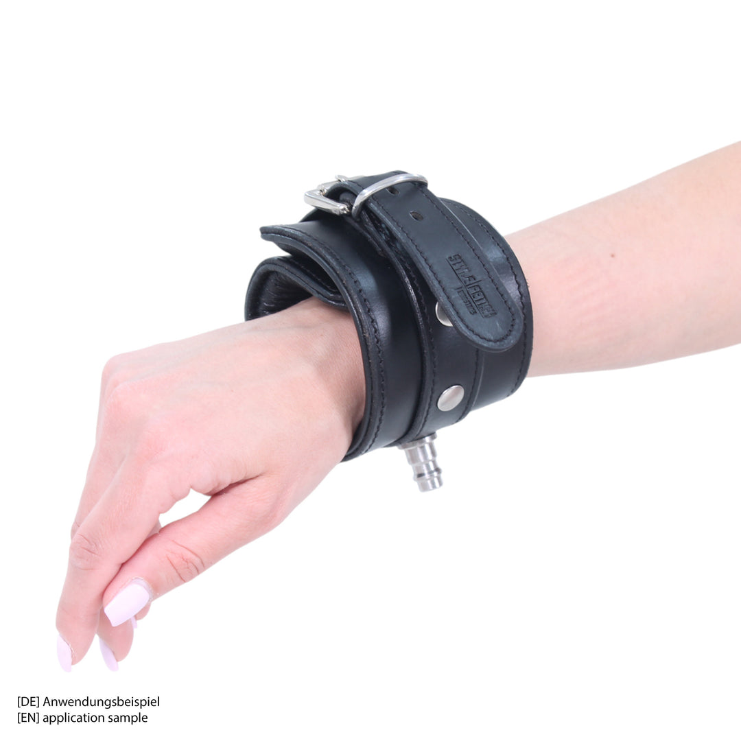 Click & Play Leather Hand Restraints