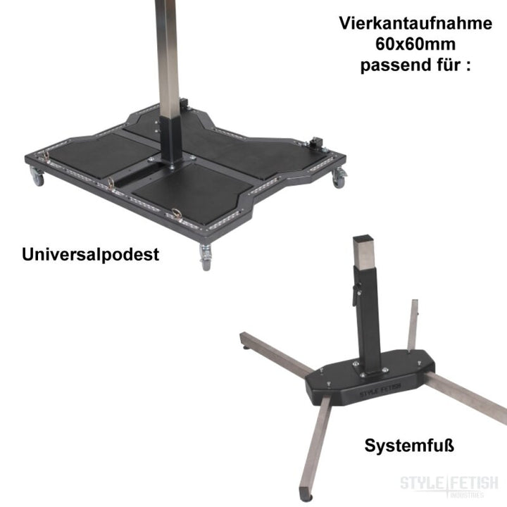 Adapter for 60x60mm Square Column System