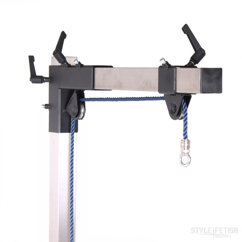 Pulley-Arm with Rollers for 60x60mm square tubing
