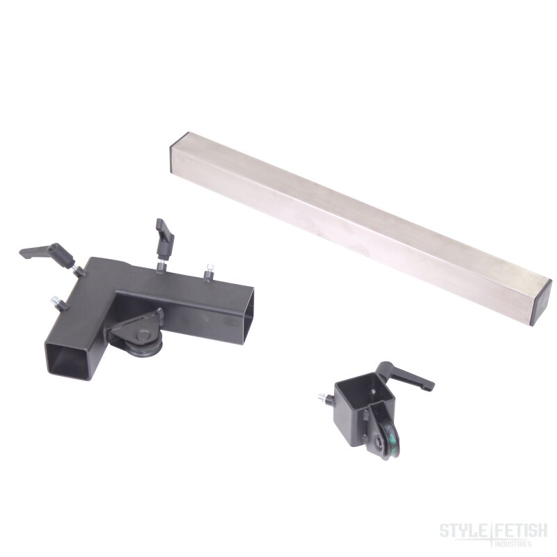 Pulley-Arm with Rollers for 60x60mm square tubing