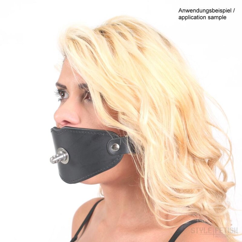 Ball-Gag Harness with Click-Play Adapter – Premium Mouth Restraint Accessory