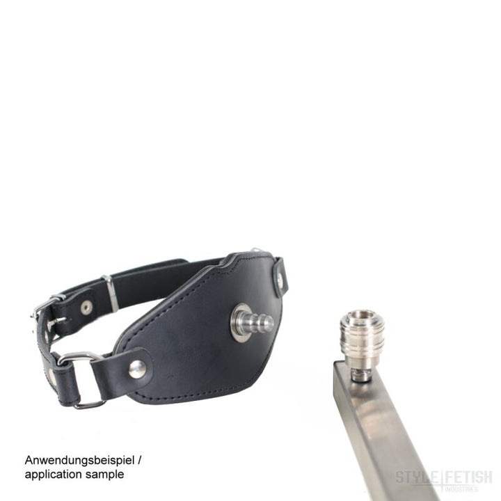 Ball-Gag Harness with Click-Play Adapter – Premium Mouth Restraint Accessory