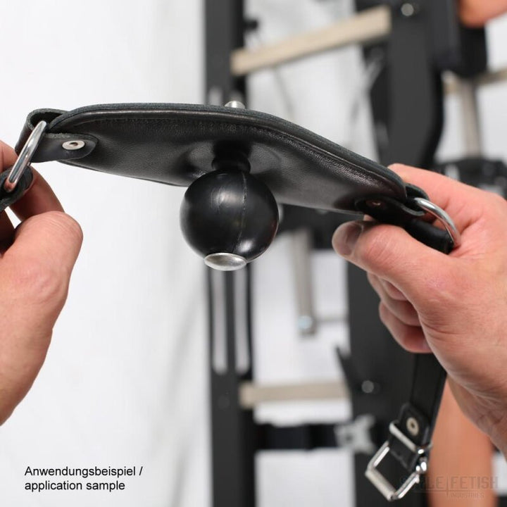Ball-Gag Harness with Click-Play Adapter – Premium Mouth Restraint Accessory