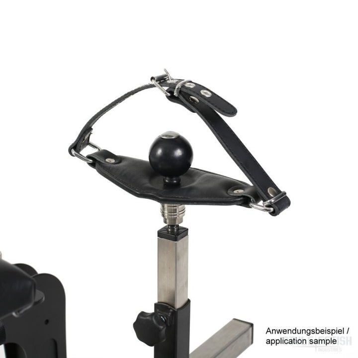 Ball-Gag Harness with Click-Play Adapter – Premium Mouth Restraint Accessory