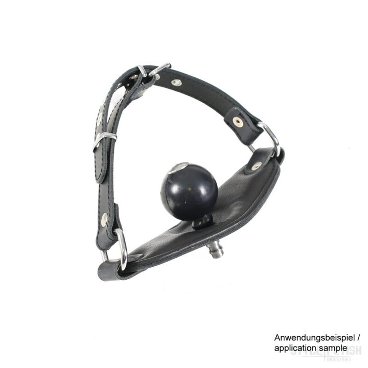 Ball-Gag Harness with Click-Play Adapter – Premium Mouth Restraint Accessory