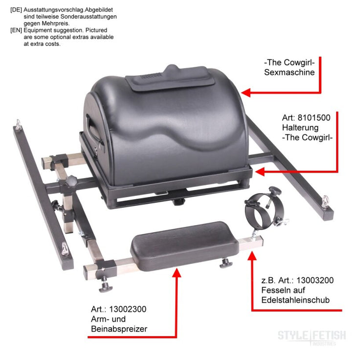 CowGirl / Sybian Hanging Mount Adapter Set