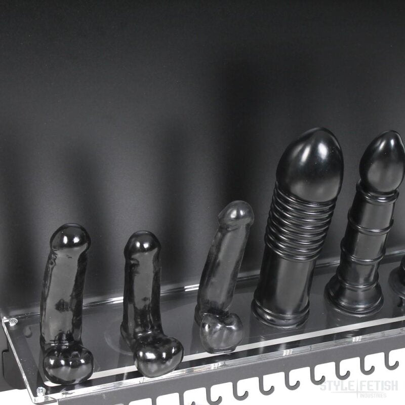 Dildo Rack for quick disconnects