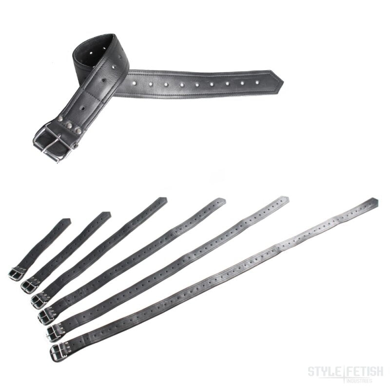 Genuine Leather Bondage Straps, various lengths