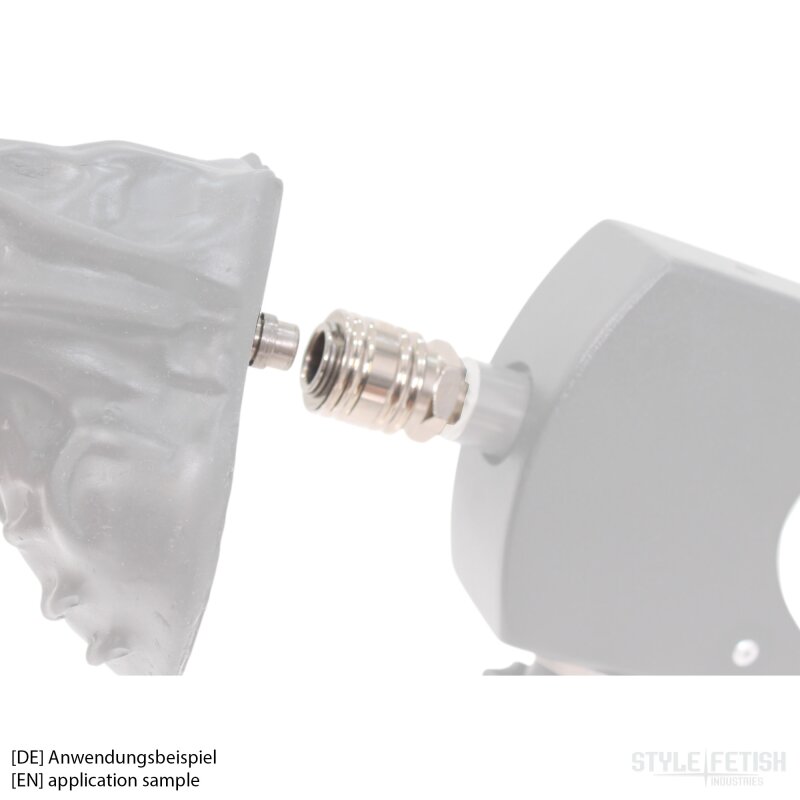 Fucking Machine Quick-Change Coupling System