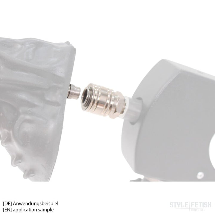 Fucking Machine Quick-Change Coupling System