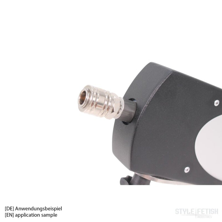 Fucking Machine Quick-Change Coupling System