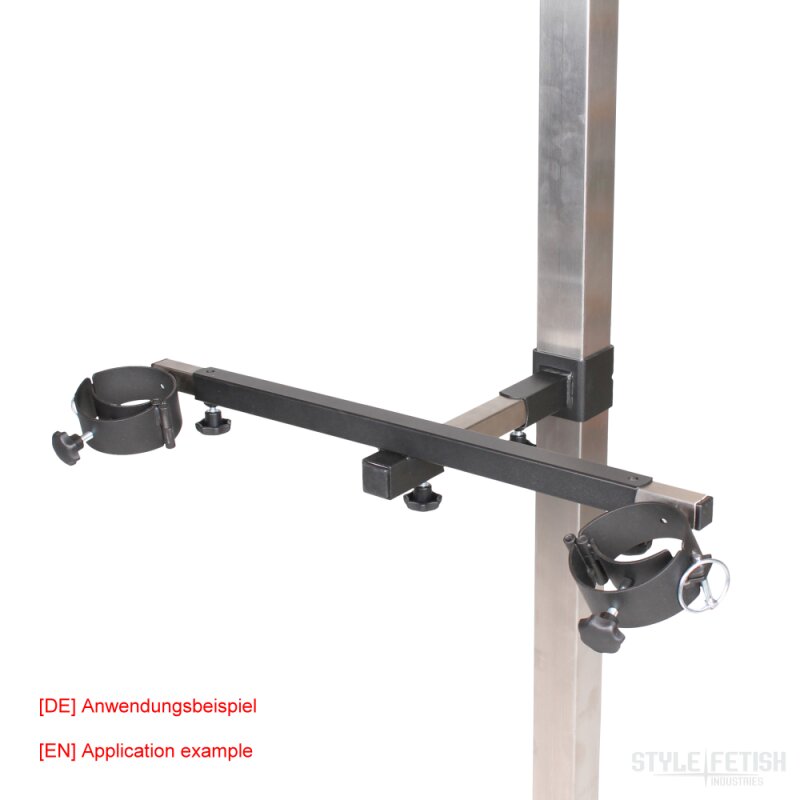 Foot Restraint Carrier with Front Extension  for modular system HEAVY 60x60mm
