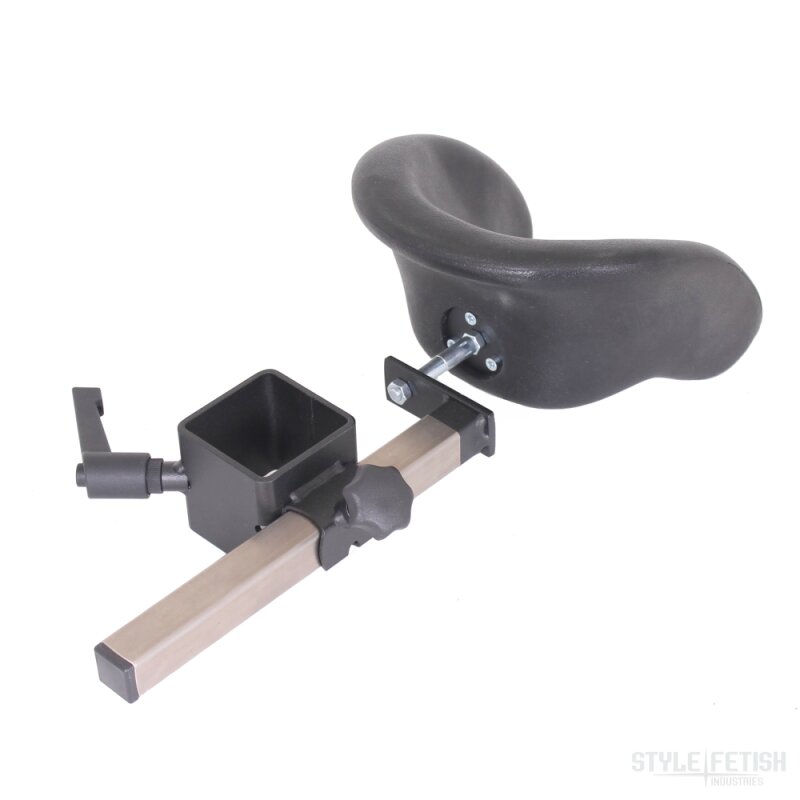Adjustable Headrest with Slide-in Mount for 60×60 mm Square Steel Posts