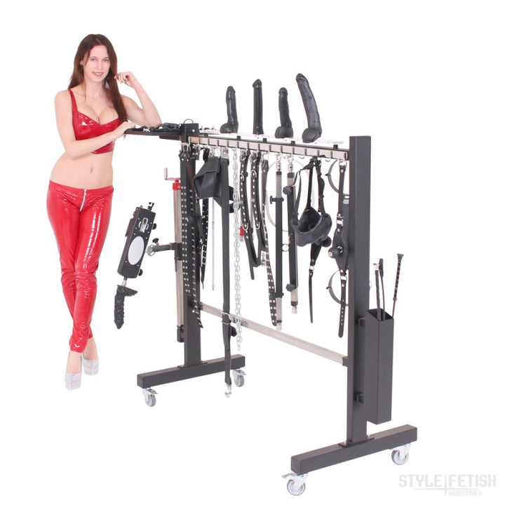 Rolling Toy & Equipment Storage Rack for Playrooms and Studios