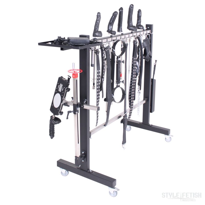 Rolling Toy & Equipment Storage Rack for Playrooms and Studios