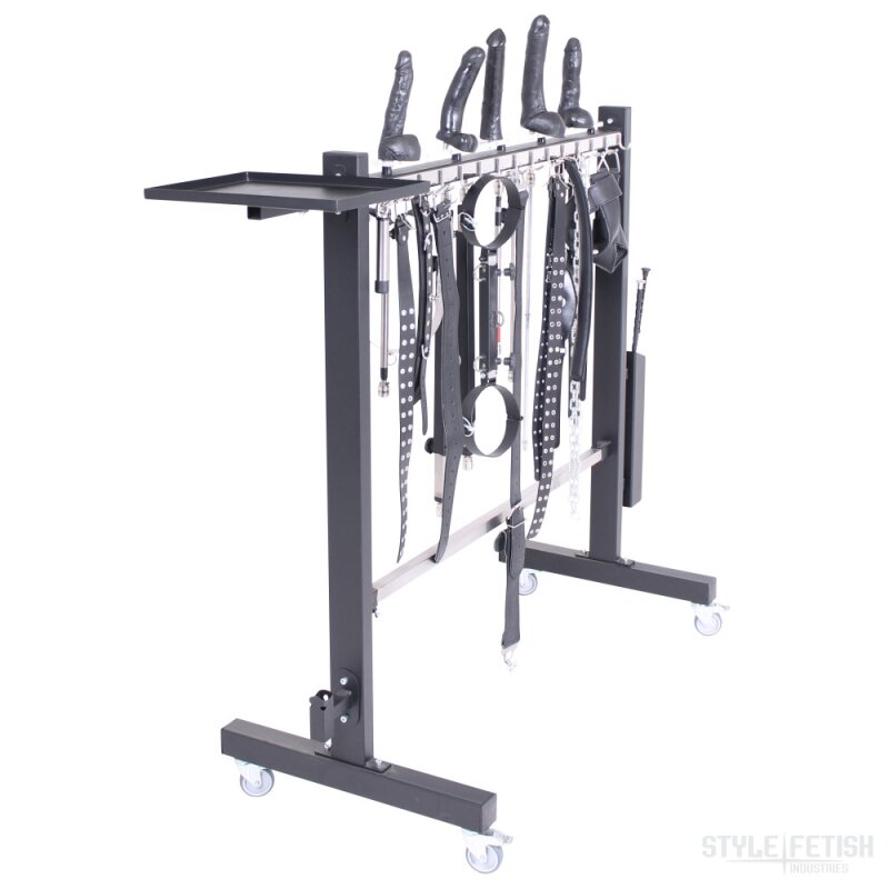 Rolling Toy & Equipment Storage Rack for Playrooms and Studios