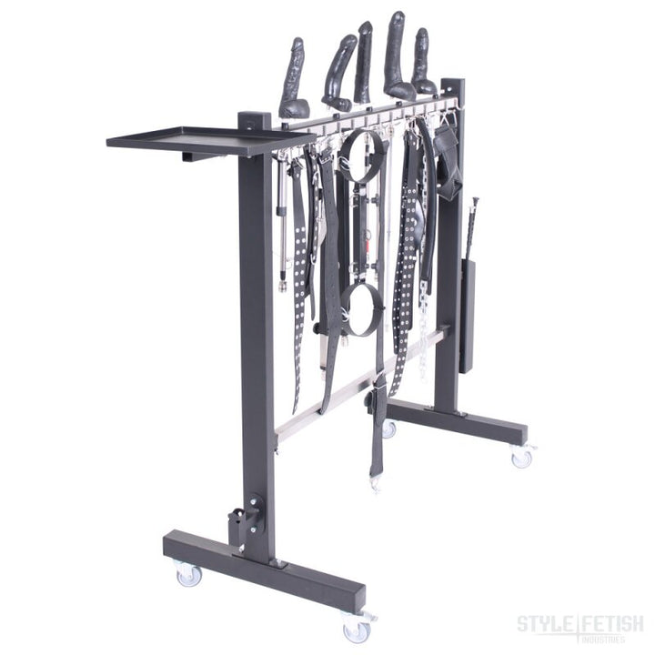 Rolling Toy & Equipment Storage Rack for Playrooms and Studios