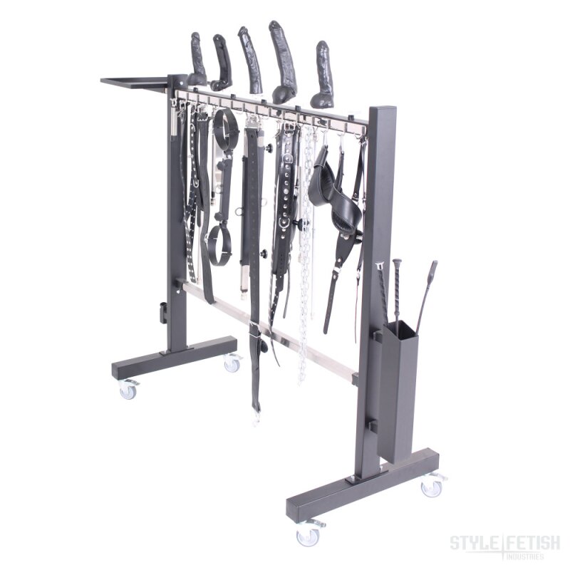 Rolling Toy & Equipment Storage Rack for Playrooms and Studios