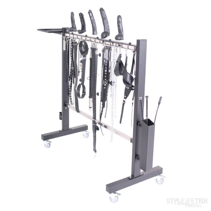Rolling Toy & Equipment Storage Rack for Playrooms and Studios