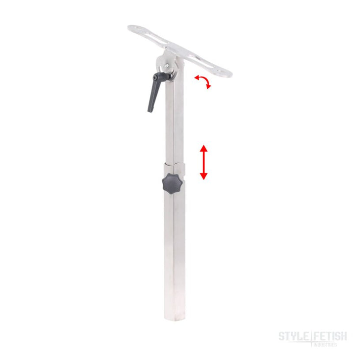 Telescopic Sex Machine Mount - Premium Stainless Steel Adjustable Carrier